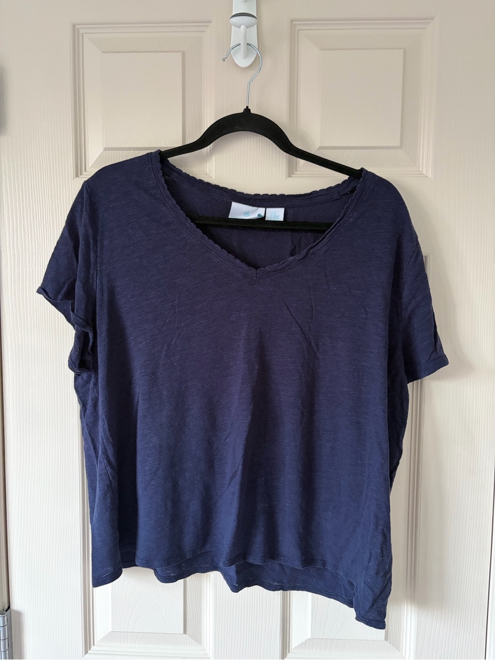 🐞 CYNTHIA ROWLEY - 2XL (XXL) Linen Blend Tee Shirt